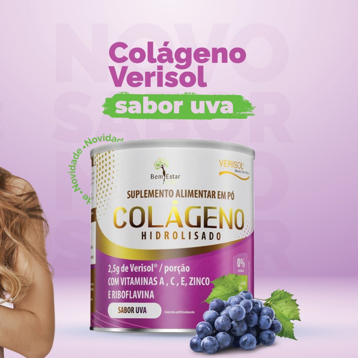 COLÁGENO VERISOL - SABOR UVA