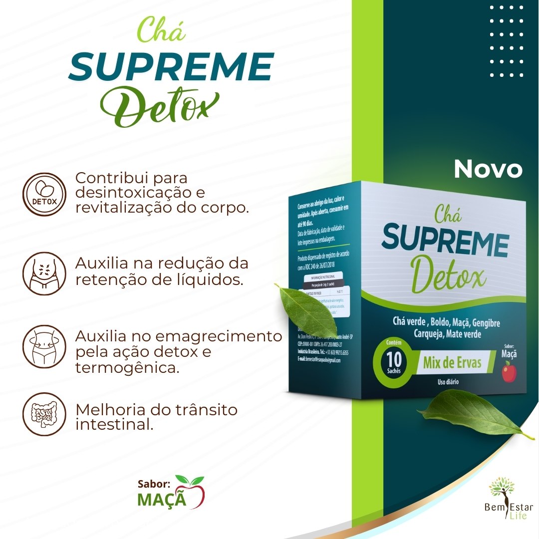 CHÁ SUPREME DETOX 