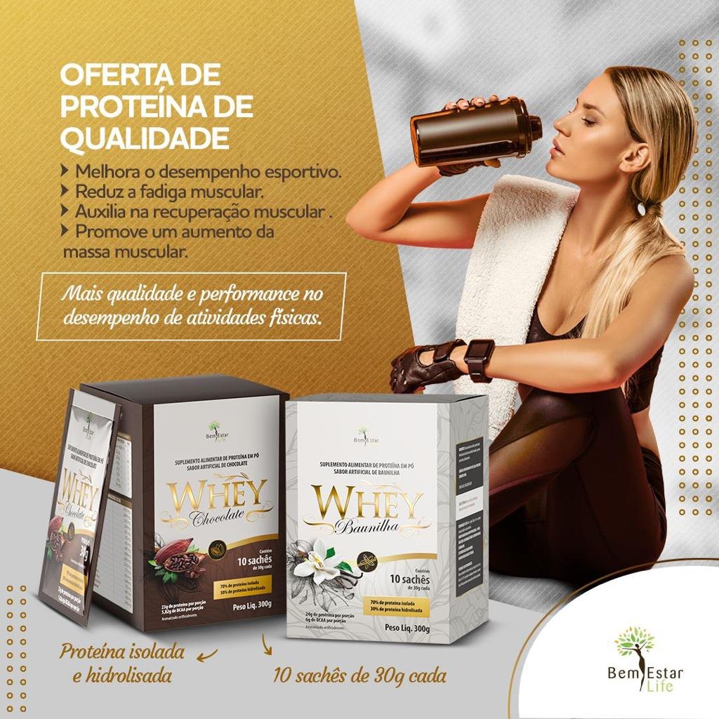 WHEY PROTEIN CHOCOLATE - sachês 