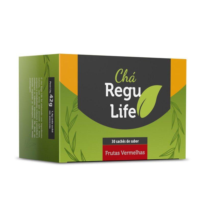 CHA REGU LIFE 30 SACHET *SABOR FRUTAS VERMELHAS*