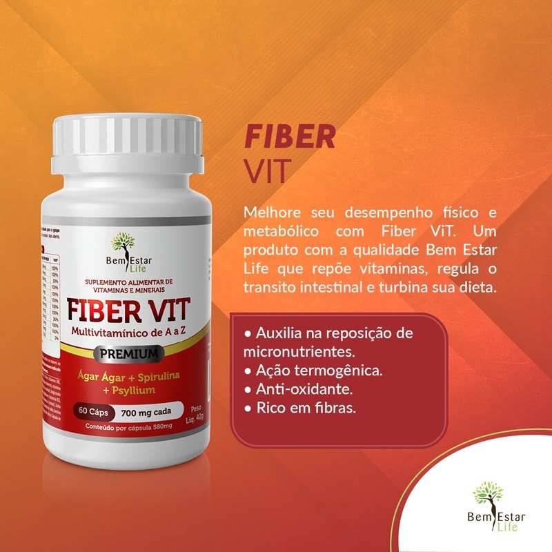 FIBER VIT PREMIUM - 30 caps 