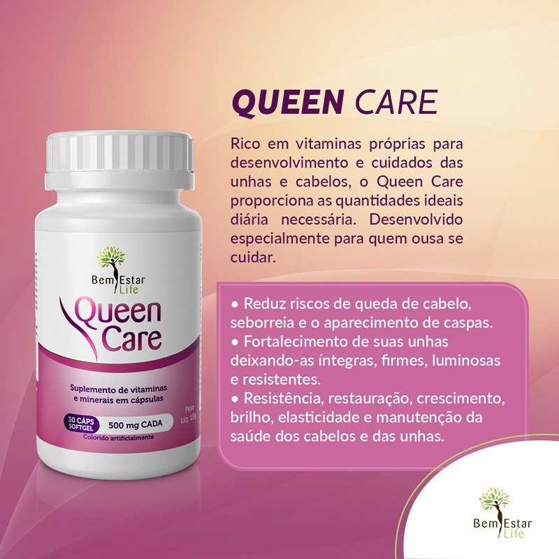 QUEEN CARE *CABELO E UNHA*