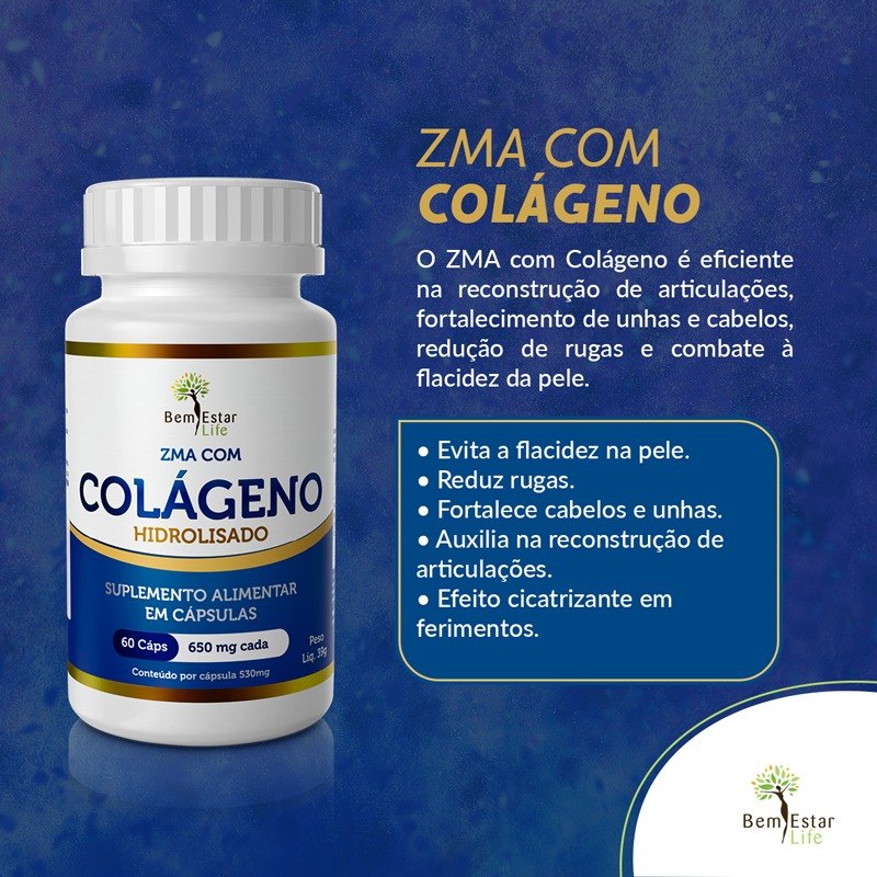 ZMA + COLAGENO